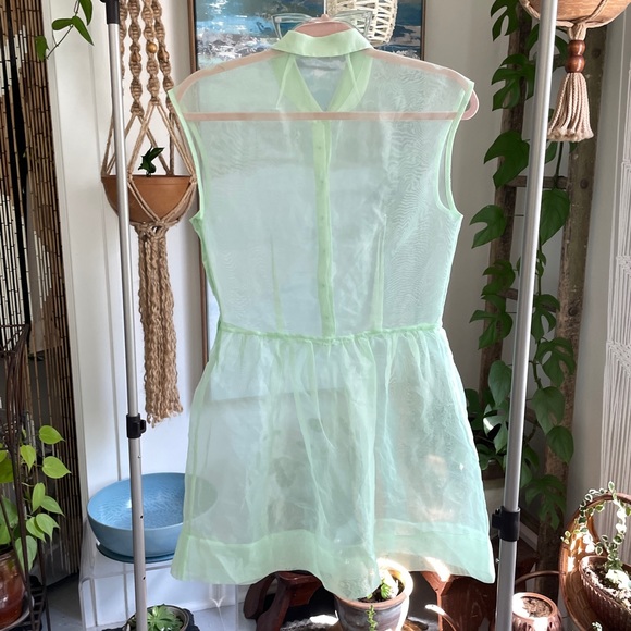 Vintage mint green sheer dress and mint sunglasses bundle - Picture 8 of 8